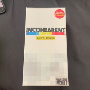 Card game "Incohearent guess the gibberish" (what do you meme creators)